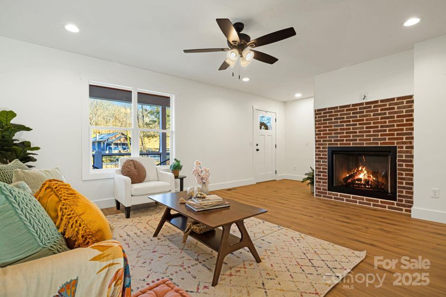 Furnished interior view inside a new home in , Canton (Image 8).