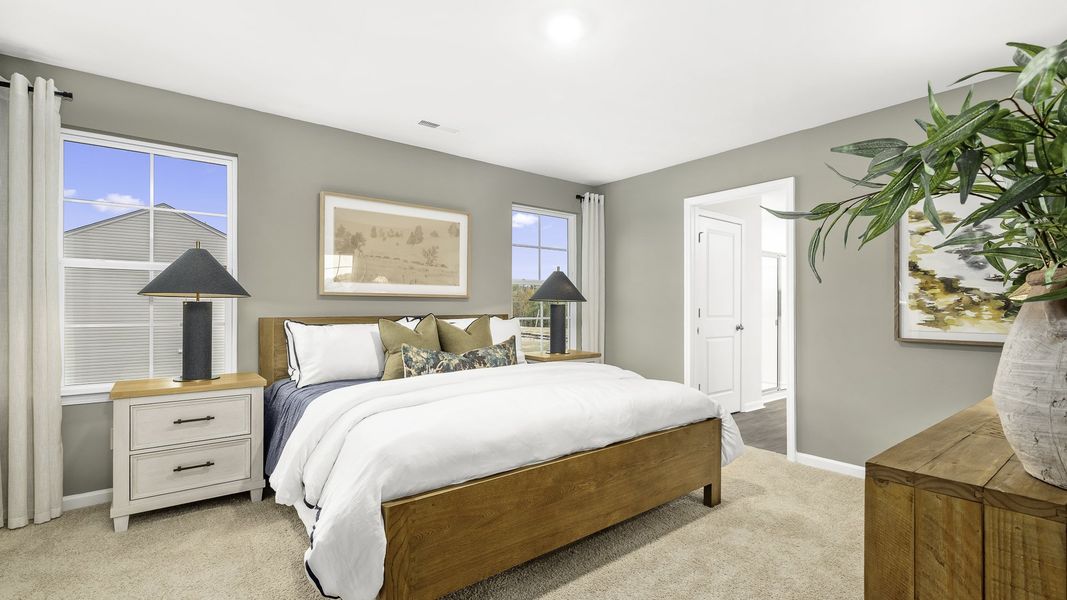Furnished interior view inside a new home in Chandler Pointe, Rural Hall (Image 13).
