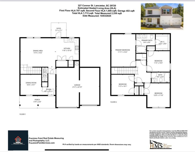 2D floor plan layout of this home in , Lancaster, SC (Image 5).