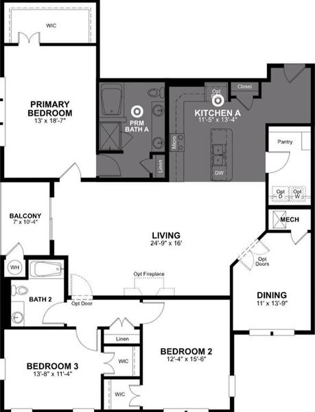 Beazer Homes Twin Creeks Wiltshire plan