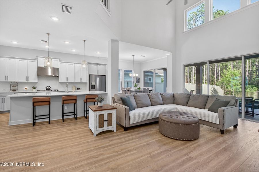 Furnished interior view inside a new home in , St. Johns (Image 59).