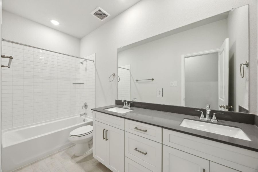 Furnished interior view inside a new home in Saint Tropez, Houston (Image 12). Furnished interior view inside a new home in Saint Tropez, Houston (Image 12).