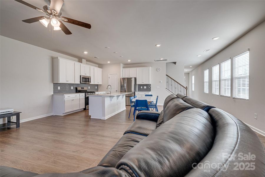 Furnished interior view inside a new home in , Charlotte (Image 5). Furnished interior view inside a new home in , Charlotte (Image 5).