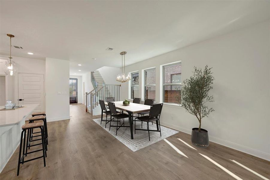 Furnished interior view inside a new home in Solterra - Garden Series, Mesquite (Image 6).