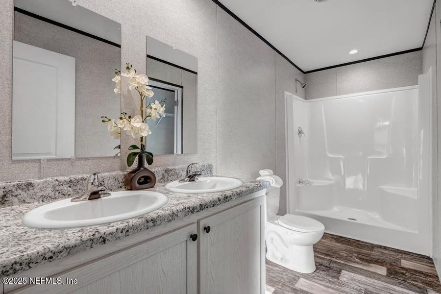 Furnished interior view inside a new home in , Jacksonville (Image 9). Furnished interior view inside a new home in , Jacksonville (Image 9).