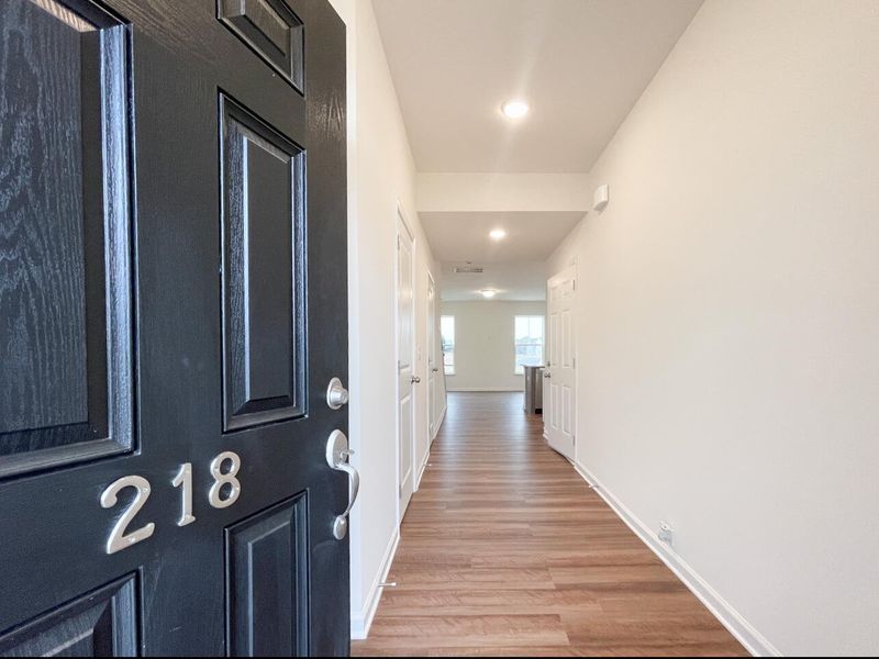 Furnished interior view inside a new home in Bellevue Townhomes, Greenville (Image 5).