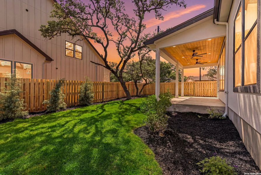 Exterior details and patio area of a home in , San Antonio (Image 3).