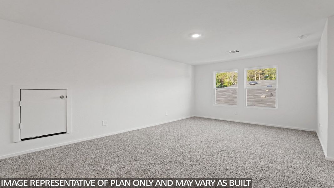 Spacious, unfurnished interior of a new home in New Waverly Station, New Waverly (Image 18). Spacious, unfurnished interior of a new home in New Waverly Station, New Waverly (Image 18).