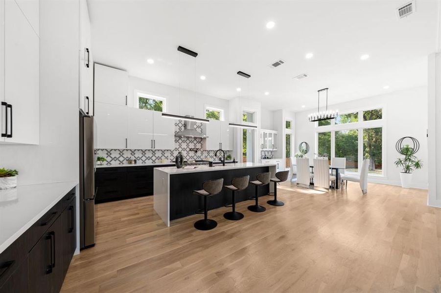 Furnished interior view inside a new home in , Dallas (Image 11).