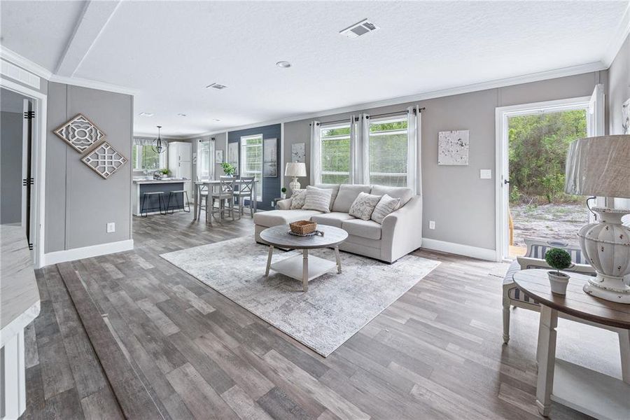 Furnished interior view inside a new home in , Starke (Image 15).