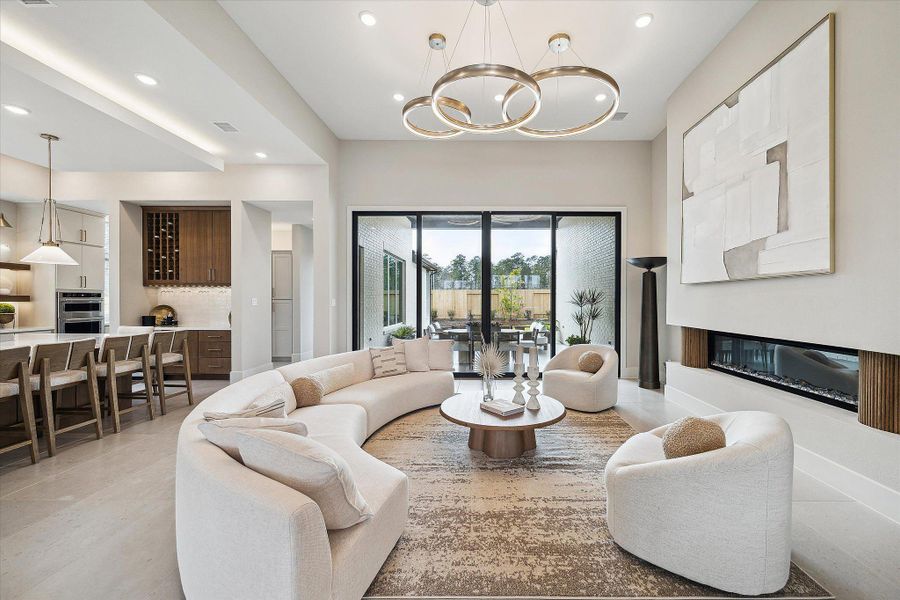 Furnished interior view inside a new home in Audubon, Magnolia (Image 14).
