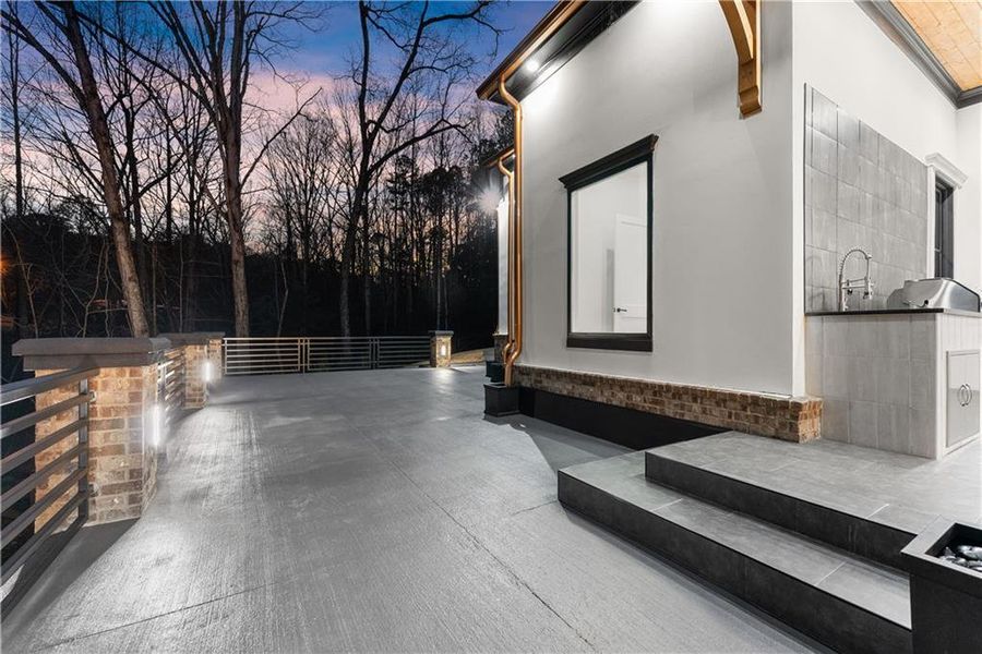 Exterior details and patio area of a home in , Loganville (Image 39). Exterior details and patio area of a home in , Loganville (Image 39).