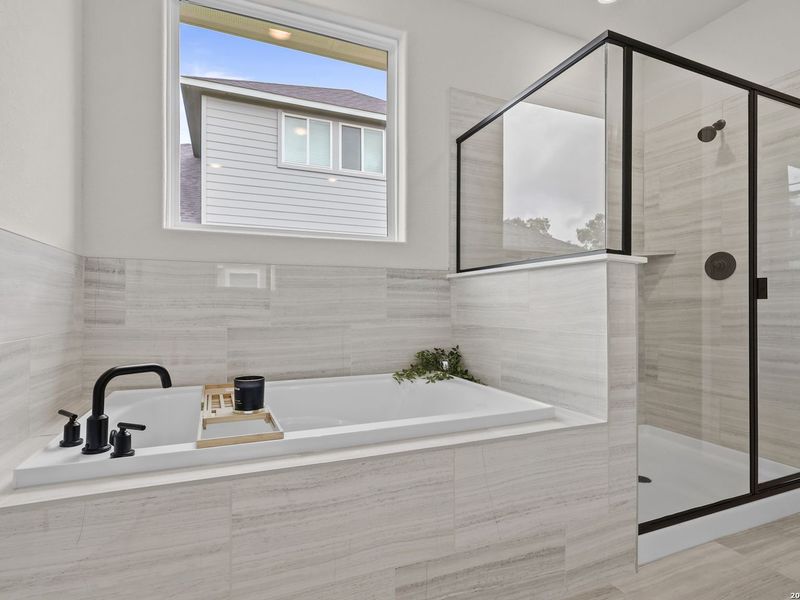 Furnished interior view inside a new home in The Reserve at Potranco Oaks, Castroville (Image 33).