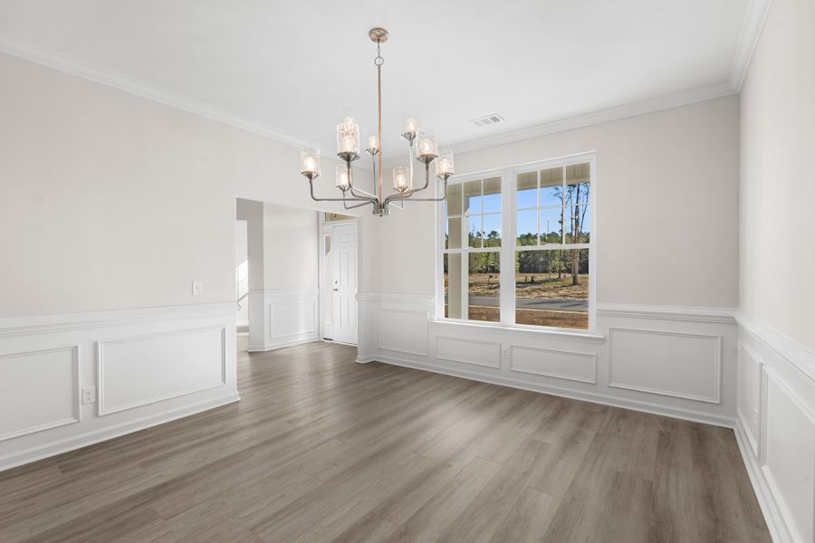 Representative unfurnished interior of a home built from the The Gwinnett by Smith Family Homes in Settlers Hammock, Kingsland (Image 23).