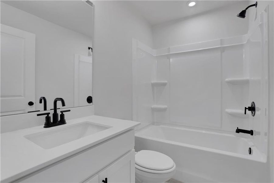 Furnished interior view inside a new home in Easton Walk, Lawrenceville (Image 8).