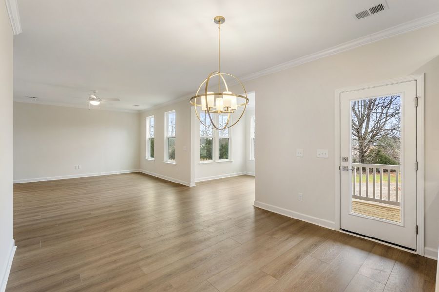Spacious, unfurnished interior of a new home in Ridgecrest at Midway, Anderson (Image 28).