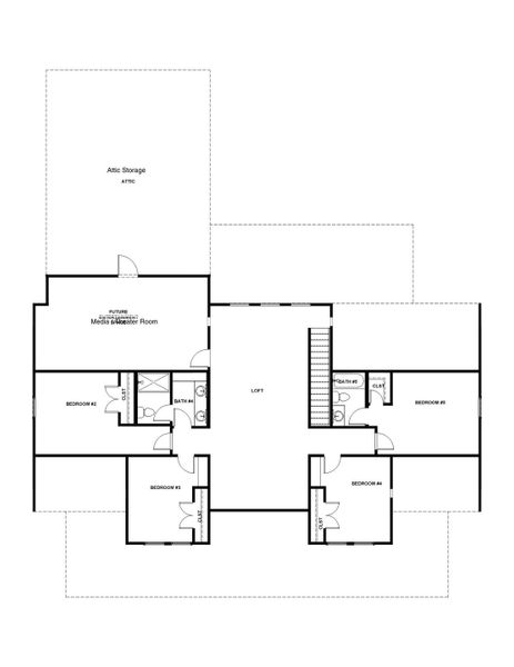 2D floor plan layout of this home in , Moncks Corner, SC (Image 3).