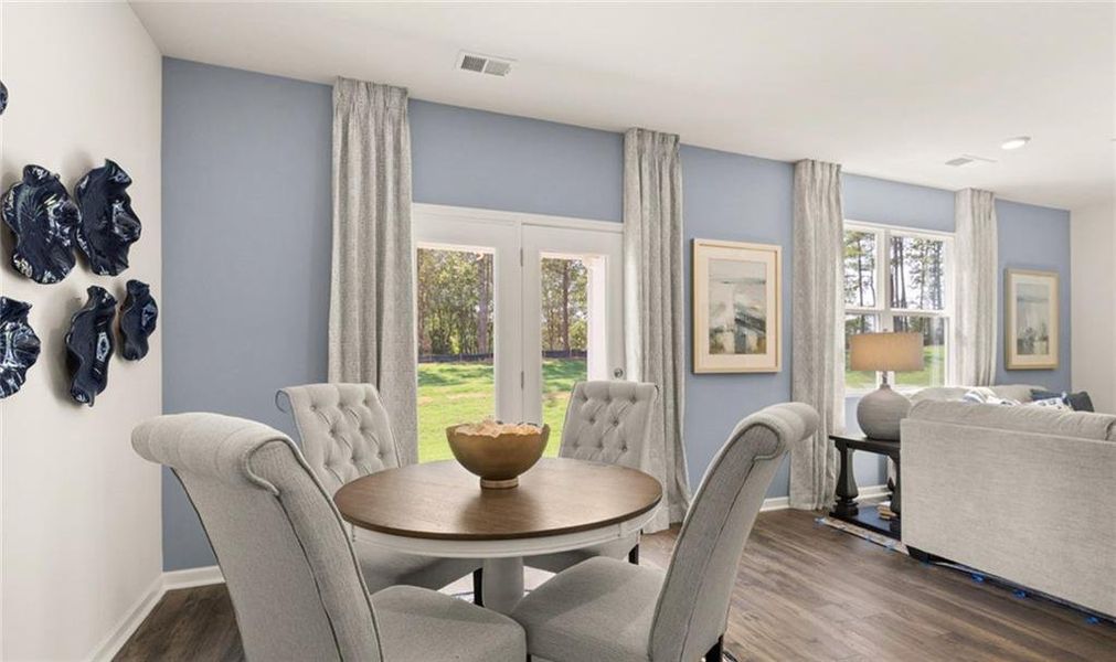 Furnished interior view inside a new home in Twin Lakes, Hoschton (Image 14).