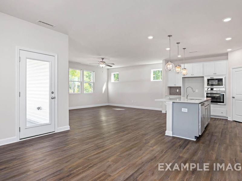 Spacious, unfurnished interior of a new home in Wendell Ridge, Wendell (Image 11).
