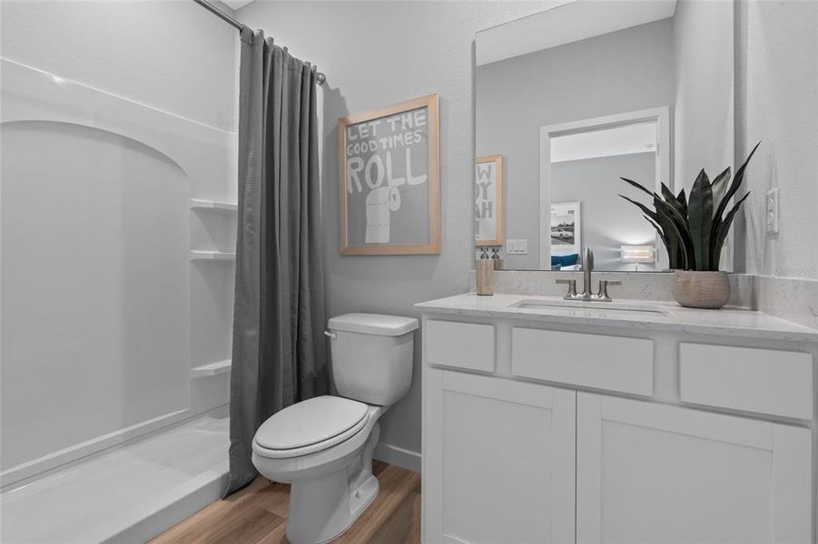 Furnished interior view inside a new home in Reserve East, Flagler Beach (Image 18).