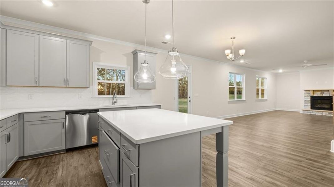 Furnished interior view inside a new home in Heritage Pointe, Senoia (Image 11). Furnished interior view inside a new home in Heritage Pointe, Senoia (Image 11).