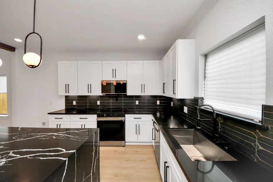 Furnished interior view inside a new home in , Houston (Image 12).