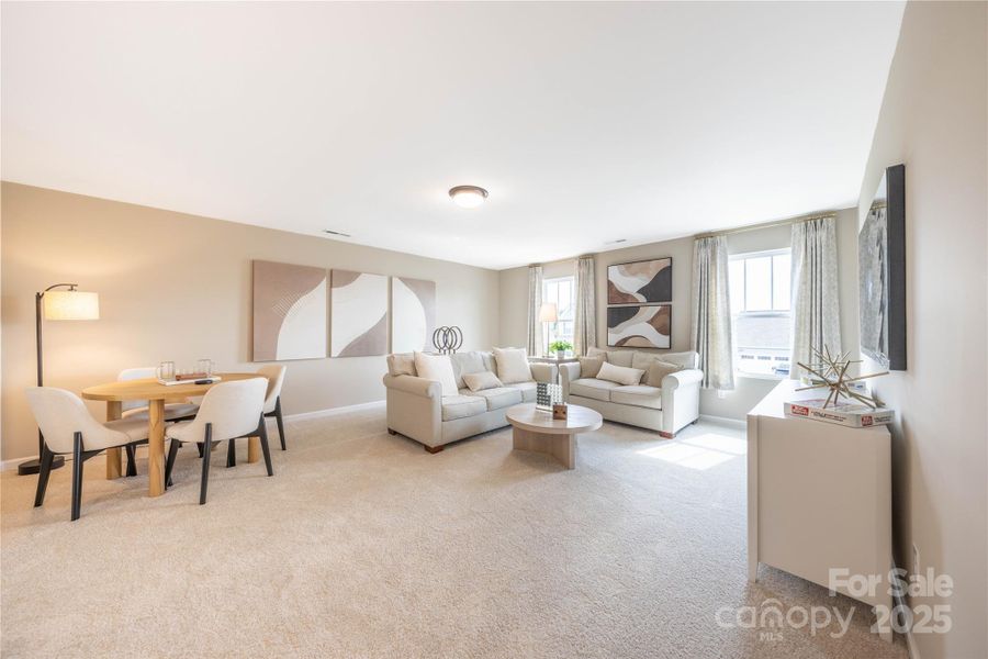 Furnished interior view inside a new home in Whispering Hills, Locust (Image 20).