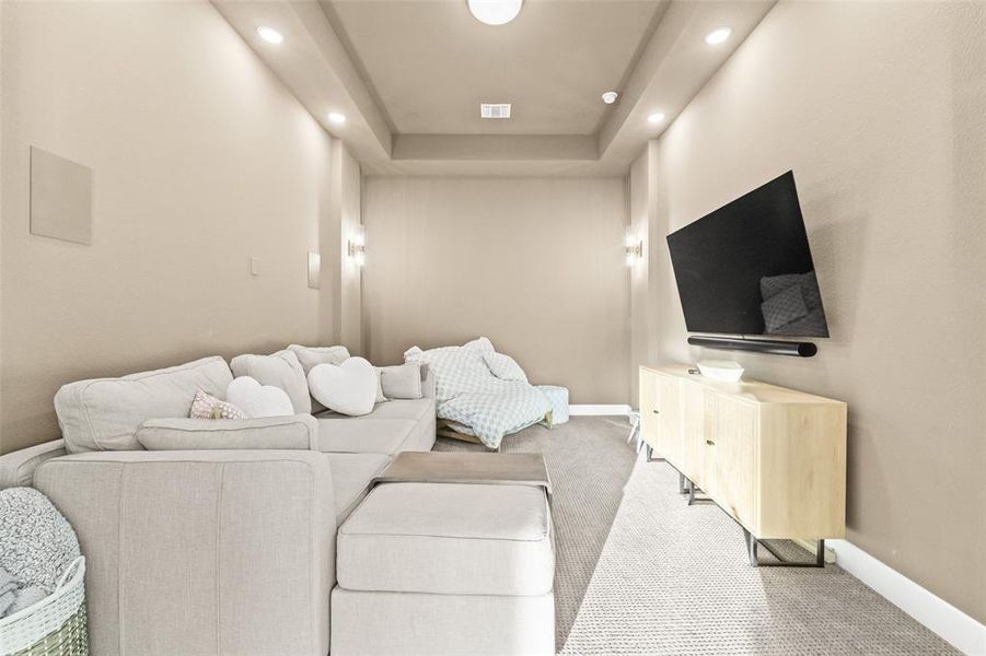 Furnished interior view inside a new home in Star Trail, Prosper (Image 16).