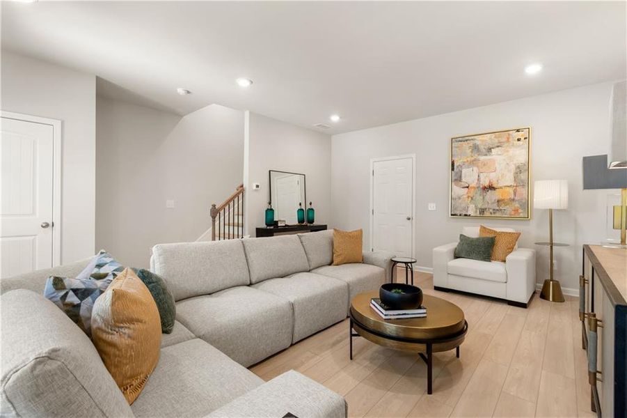 Furnished interior view inside a new home in Silverock, McDonough (Image 11).