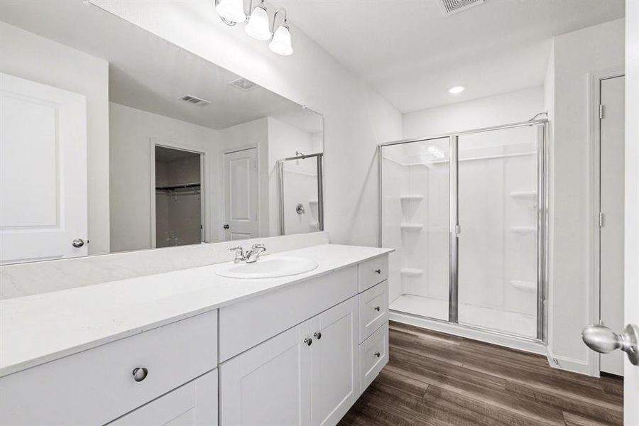 Furnished interior view inside a new home in , Princeton (Image 8).