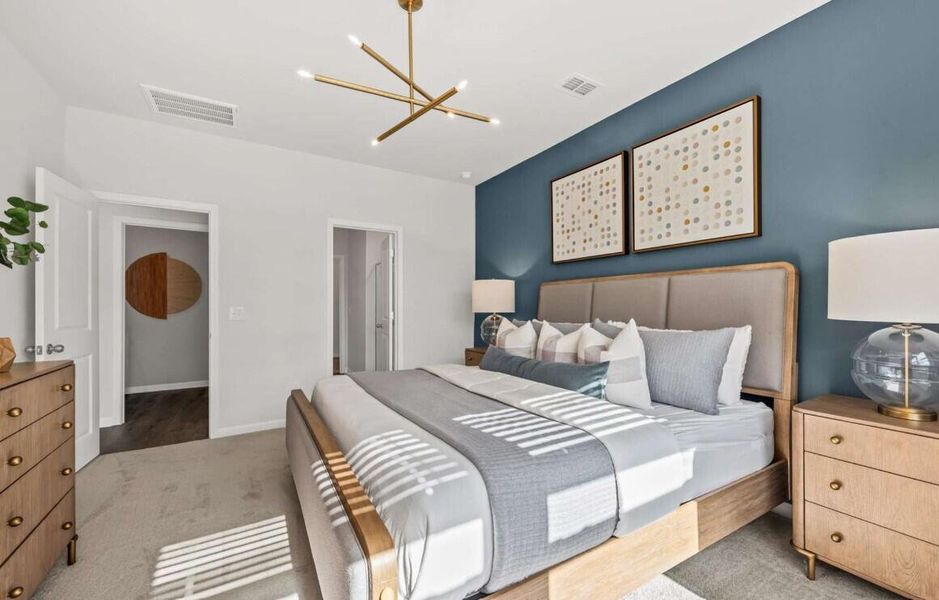 Furnished interior view inside a new home in Bradford Pointe, Summerville (Image 10).