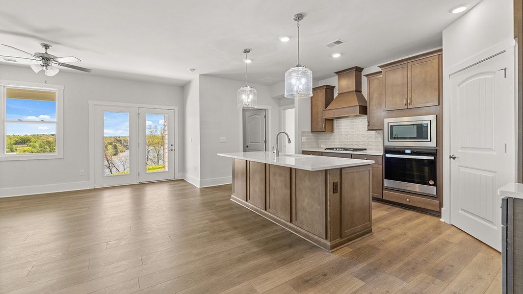 Representative furnished interior of a home built from the CLIFTON by D.R. Horton in Hamptons at Riverwood North, Dallas (Image 4).