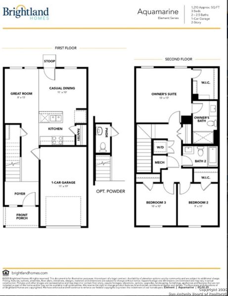 2D floor plan layout of this home in Prairie Green, Converse, TX (Image 2). 2D floor plan layout of this home in Prairie Green, Converse, TX (Image 2).