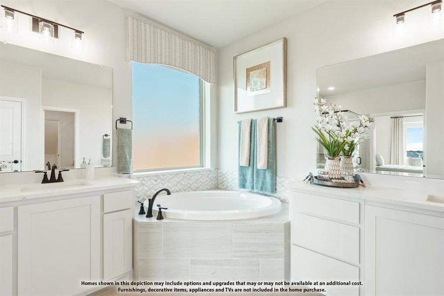 Furnished interior view inside a new home in Crystal Lake Estates, Red Oak (Image 3).