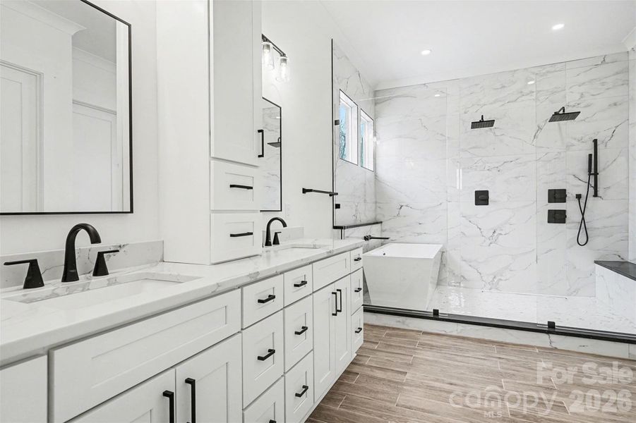 Furnished interior view inside a new home in , Troutman (Image 8).