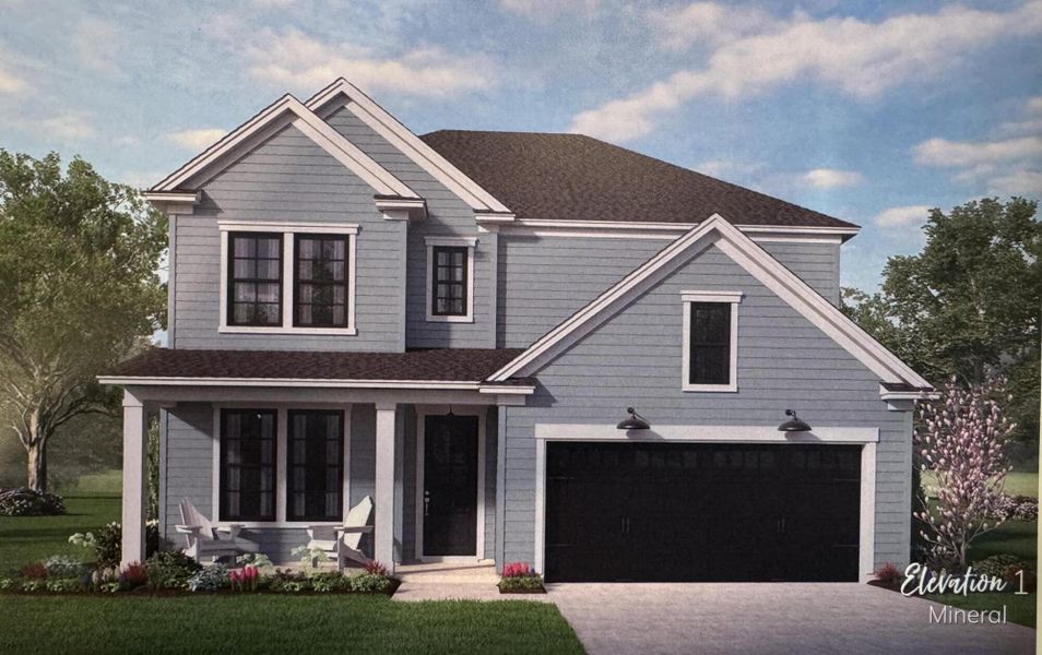 Front exterior of a new home in Indigo Place, North Charleston, SC, highlighting curb appeal (Image 2).