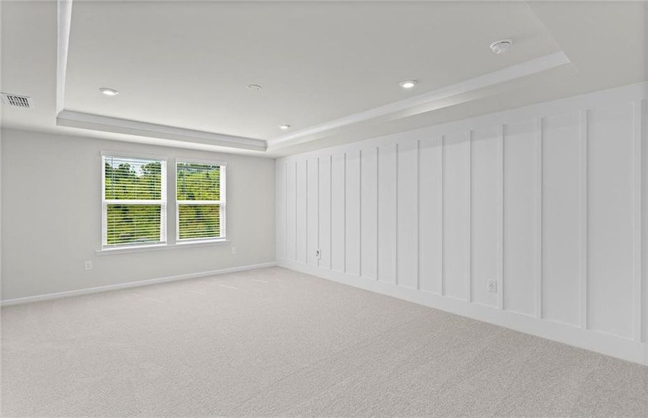 Spacious, unfurnished interior of a new home in Watermist at Mirror Lake, Villa Rica (Image 8). Spacious, unfurnished interior of a new home in Watermist at Mirror Lake, Villa Rica (Image 8).