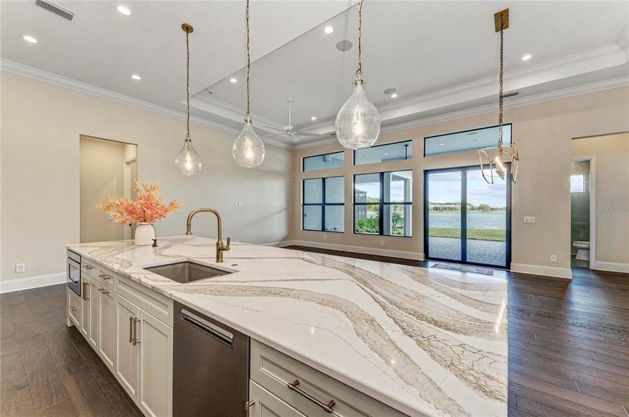 Furnished interior view inside a new home in The Alcove at Waterside, Sarasota (Image 15). Furnished interior view inside a new home in The Alcove at Waterside, Sarasota (Image 15).