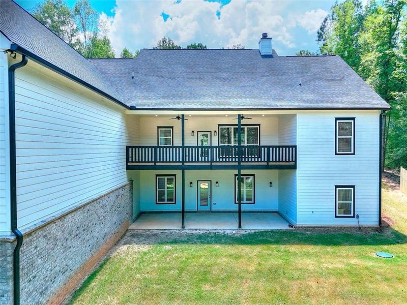 Exterior details and patio area of a home in , Monroe (Image 3). Exterior details and patio area of a home in , Monroe (Image 3).