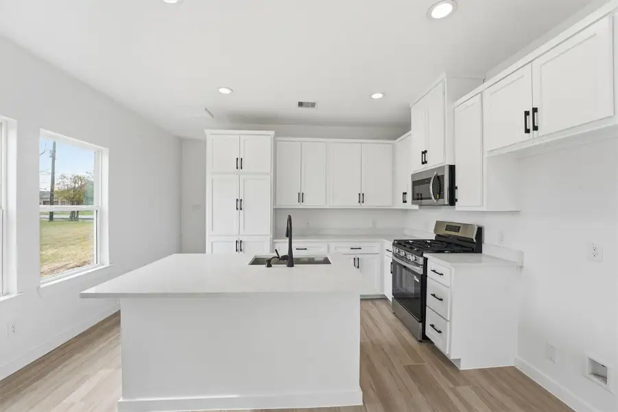 Furnished interior view inside a new home in , La Porte (Image 7).