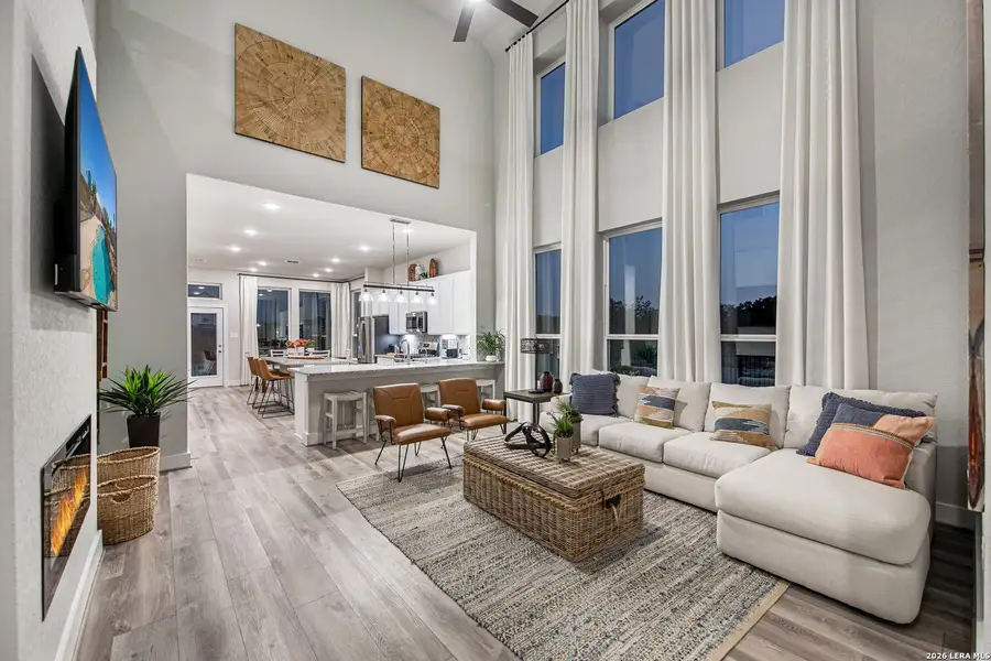 Furnished interior view inside a new home in Stillwater Ranch, San Antonio (Image 4).