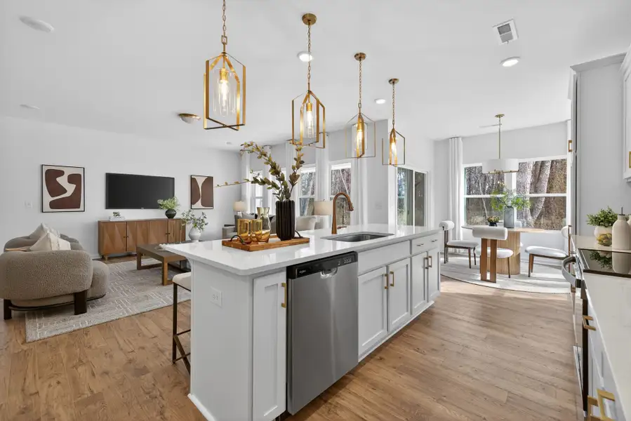 Furnished interior view inside a new home in Nathans Ridge, Lillington (Image 3).