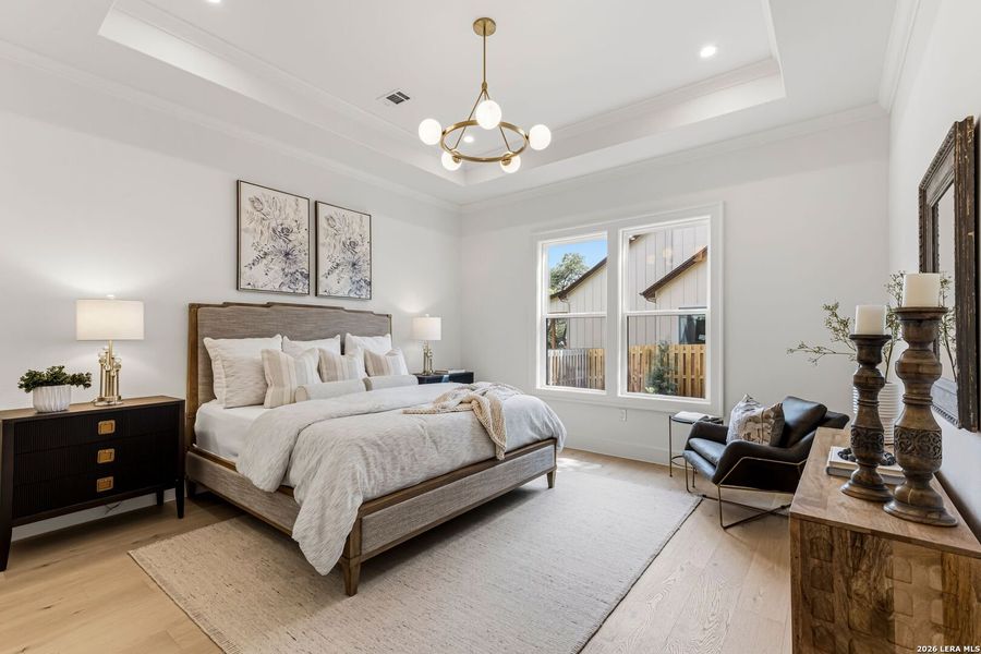 Furnished interior view inside a new home in , San Antonio (Image 38).