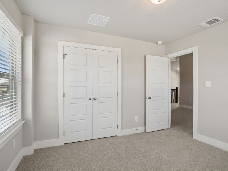 Secondary Bedroom in the San Jacinto floorplan at a Meritage Homes community. Secondary Bedroom in the San Jacinto floorplan at a Meritage Homes community.