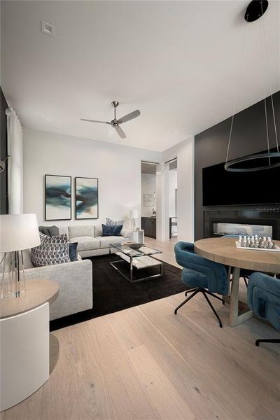 Furnished interior view inside a new home in , Ocala (Image 3).