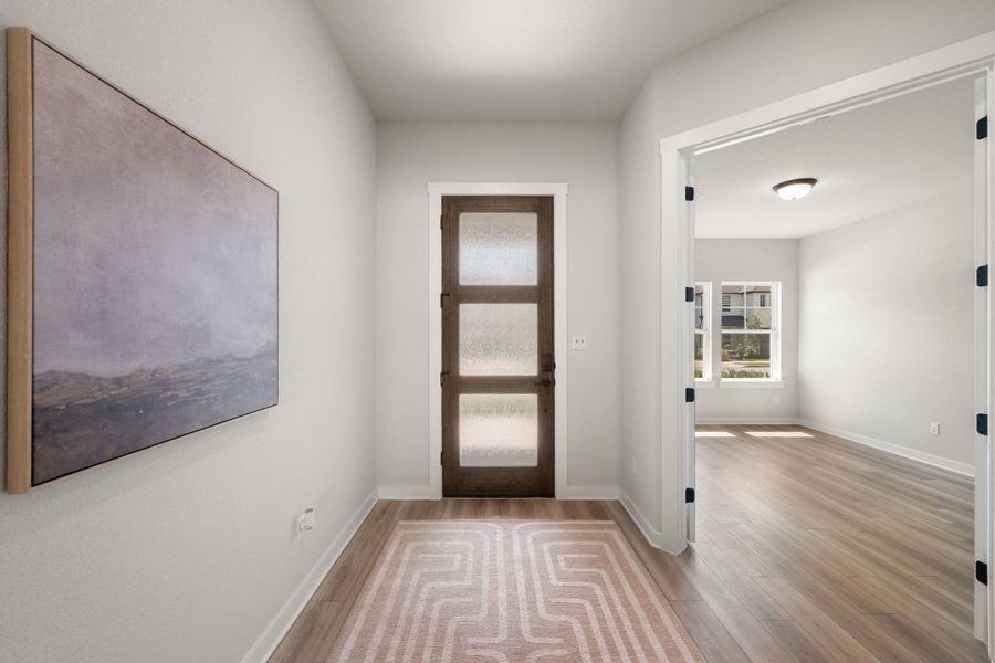 Spacious, unfurnished interior of a new home in Lariat, Liberty Hill (Image 23).
