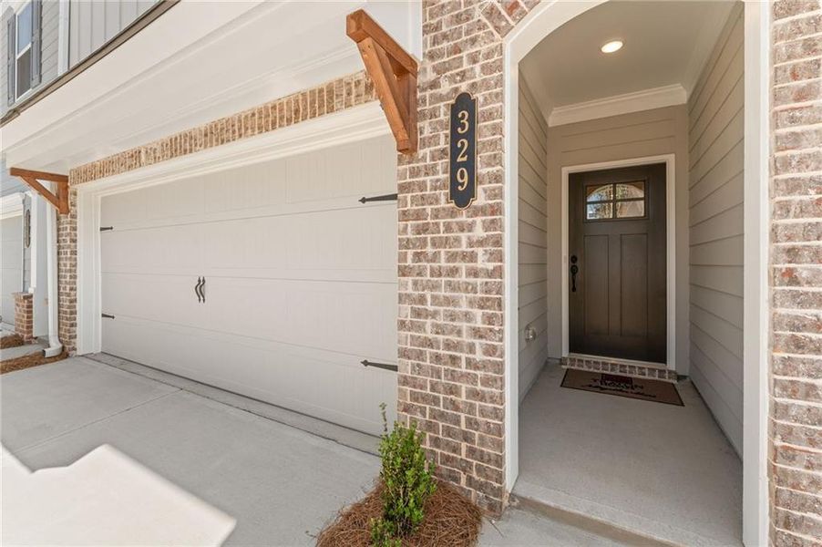Exterior details and patio area of a home in Cherokee Township, Acworth (Image 4).