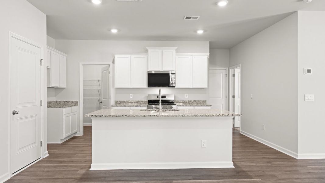 Furnished interior view inside a new home in The Abbey at Trolley Run Station, Aiken (Image 4).