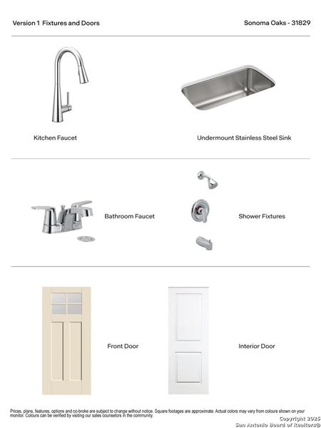 Sample of building materials used in homes in Sonoma Oaks, Fredericksburg (Image 21). Sample of building materials used in homes in Sonoma Oaks, Fredericksburg (Image 21).