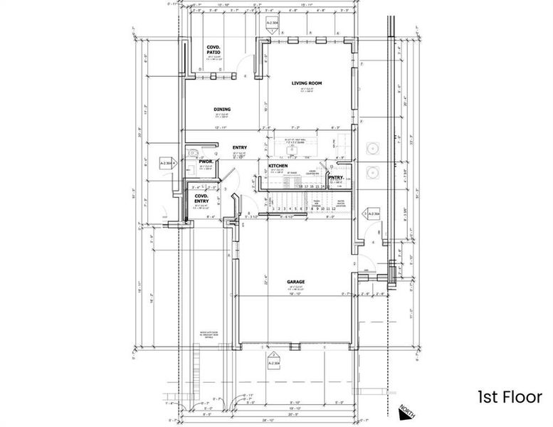 1st Level - Floor Plan